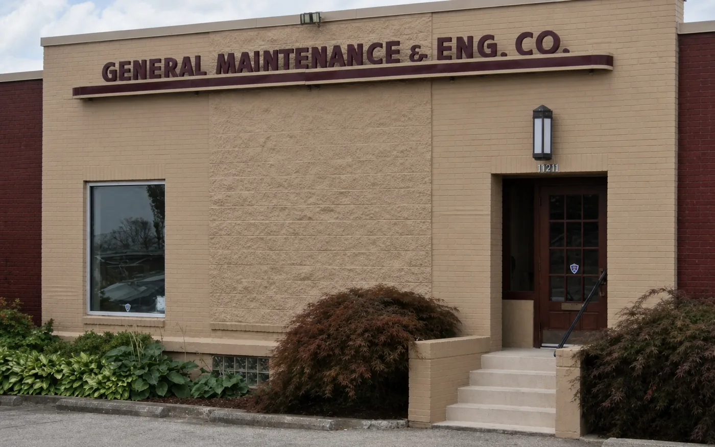 The General Maintenance & Engineering Co. storefront in Columbus, Ohio